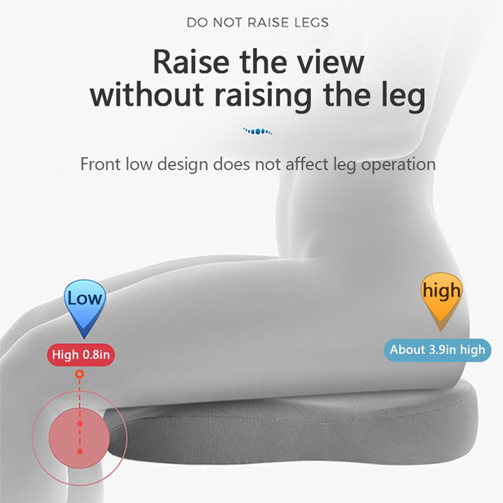 Memory Foam Car Seat Booster Cushion for Adult Drivers with Washable Cover