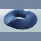 Memory Foam Donut Seat Cushion with Ergonomic Cutout for Office Chair and Car
