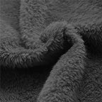 Mens Fleece Lined Hooded Canvas Work Jacket with Zip