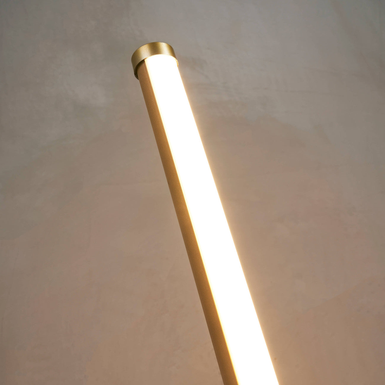 Slim Dimmable LED Light Bar Floor Lamp with Foot Switch