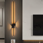 Modern Linear Aluminum LED Wall Sconce with Integrated Light Bar