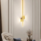 Modern Linear Aluminum LED Wall Sconce with Integrated Light Bar