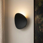 Modern Round Aluminum Wall Sconce with Soft Halo Uplight