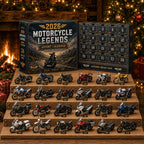 Motorcycle Advent Calendar with Collectible Mini Motorbike Models