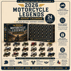 Motorcycle Advent Calendar with Collectible Mini Motorbike Models