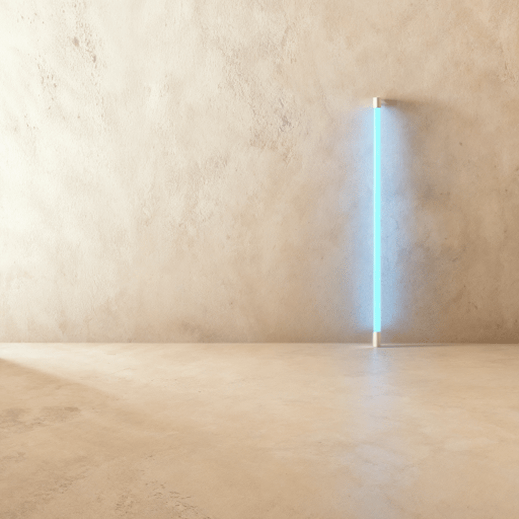 Neon Tube RGB Floor Lamp with Color Changing Light