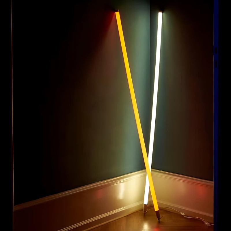 Neon Tube RGB Floor Lamp with Color Changing Light