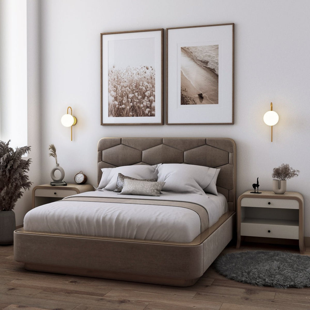Modern Globe Wall Sconce with Slim Stem and Round Backplate