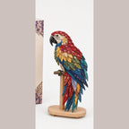 No Sew Layered Fabric Patchwork Bird Craft Kit with Numbered Guide