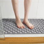 Non Slip Shower Mat with Suction Cups and Drain Holes for Bathtub