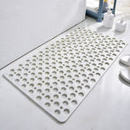 Non Slip Shower Mat with Suction Cups and Drain Holes for Bathtub