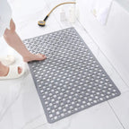 Non Slip Shower Mat with Suction Cups and Drain Holes for Bathtub