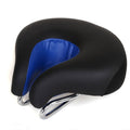 Noseless Wide Bike Saddle with Thick Soft Padding for Comfortable Riding