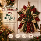 Oversized Christmas Quilted Door Hanger Sewing Kit for Beginners