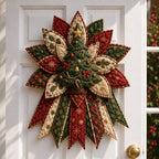 Oversized Christmas Quilted Door Hanger Sewing Kit for Beginners