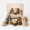 Patchwork Fabric Nativity Scene Sewing Kit with Precut Pieces for Christmas