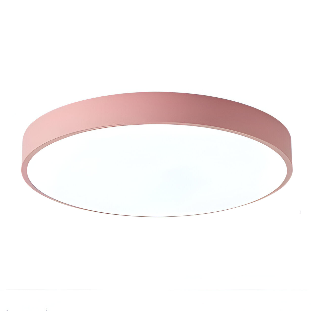 Modern Round Flush Mount Ceiling Light with Slim Frame