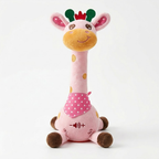 Interactive Singing Giraffe Plush Toy Talking Musical Stuffed Animal with Nursery Rhymes and Voice Repeat for Toddlers