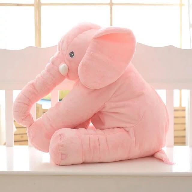 Stuffed Elephant Plush Toy Soft Cuddly Elephant Pillow Stuffed Animal for Kids Nursery and Bedroom Decor