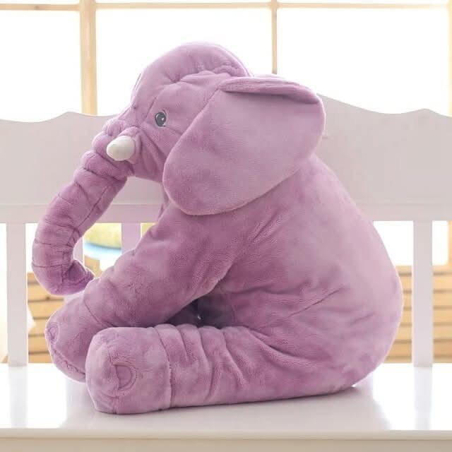Stuffed Elephant Plush Toy Soft Cuddly Elephant Pillow Stuffed Animal for Kids Nursery and Bedroom Decor