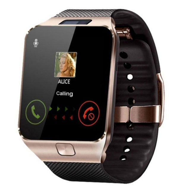 Smart Watch with SIM Card Slot Touchscreen Bluetooth Call Smartwatch with Camera Fitness Tracker and Multiple Languages