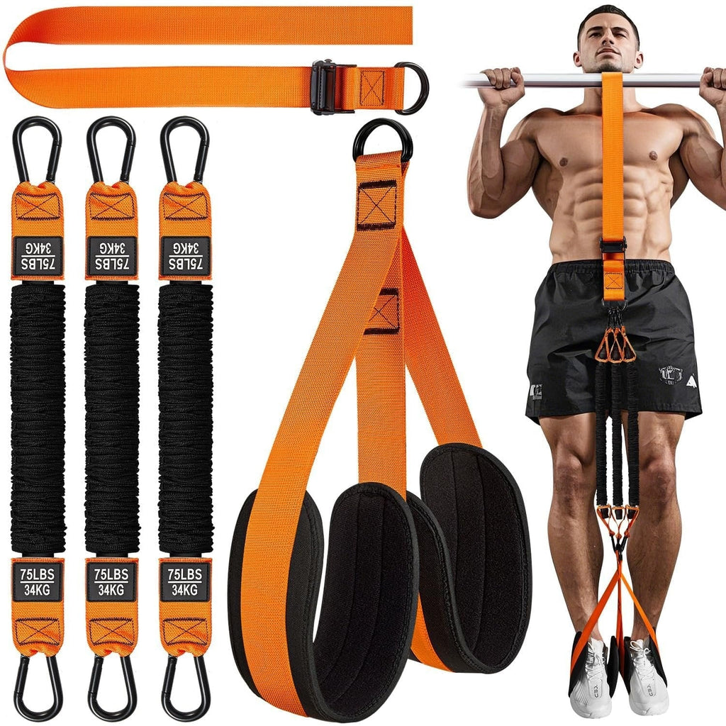 Pull Up Assistance Band with Double Foot Support for Bar Training