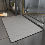 Quick Drying Bathroom Mat Super Absorbent Non-Slip Bath Rug Thin Low Profile Floor Mat for Shower and Vanity