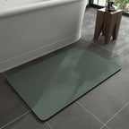 Quick Dry Diatomite Bath Mat with Non Slip Backing for Bathroom
