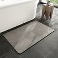 Quick Dry Diatomite Bath Mat with Non Slip Backing for Bathroom