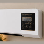 Quiet Wall Mounted Fan Heater with Remote Control and LED Display