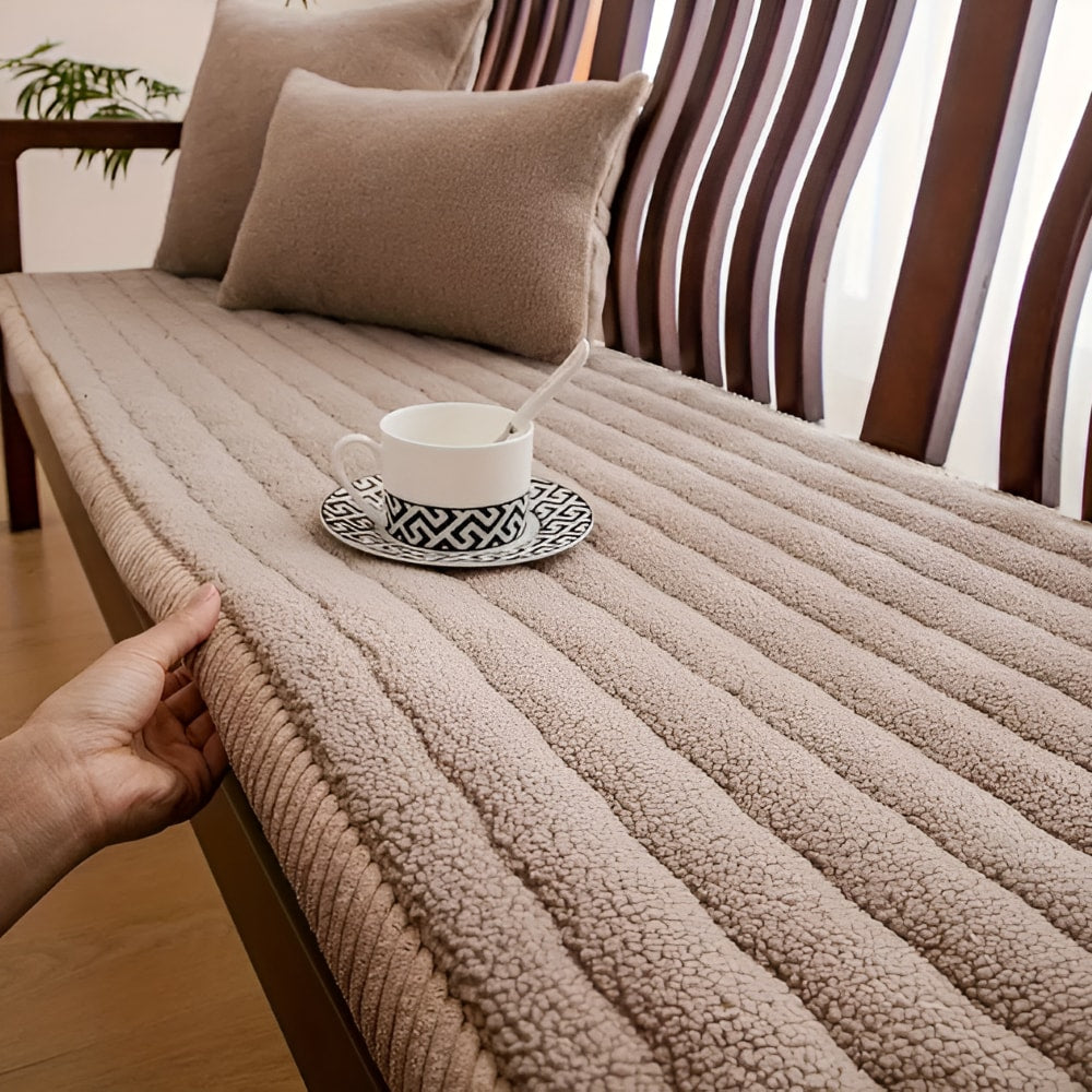 Quilted Pet Sofa Cover with Non Slip Backing for Dogs and Cats