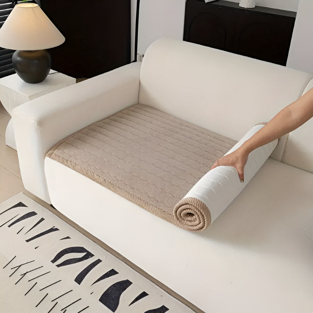 Quilted Pet Sofa Cover with Non Slip Backing for Dogs and Cats