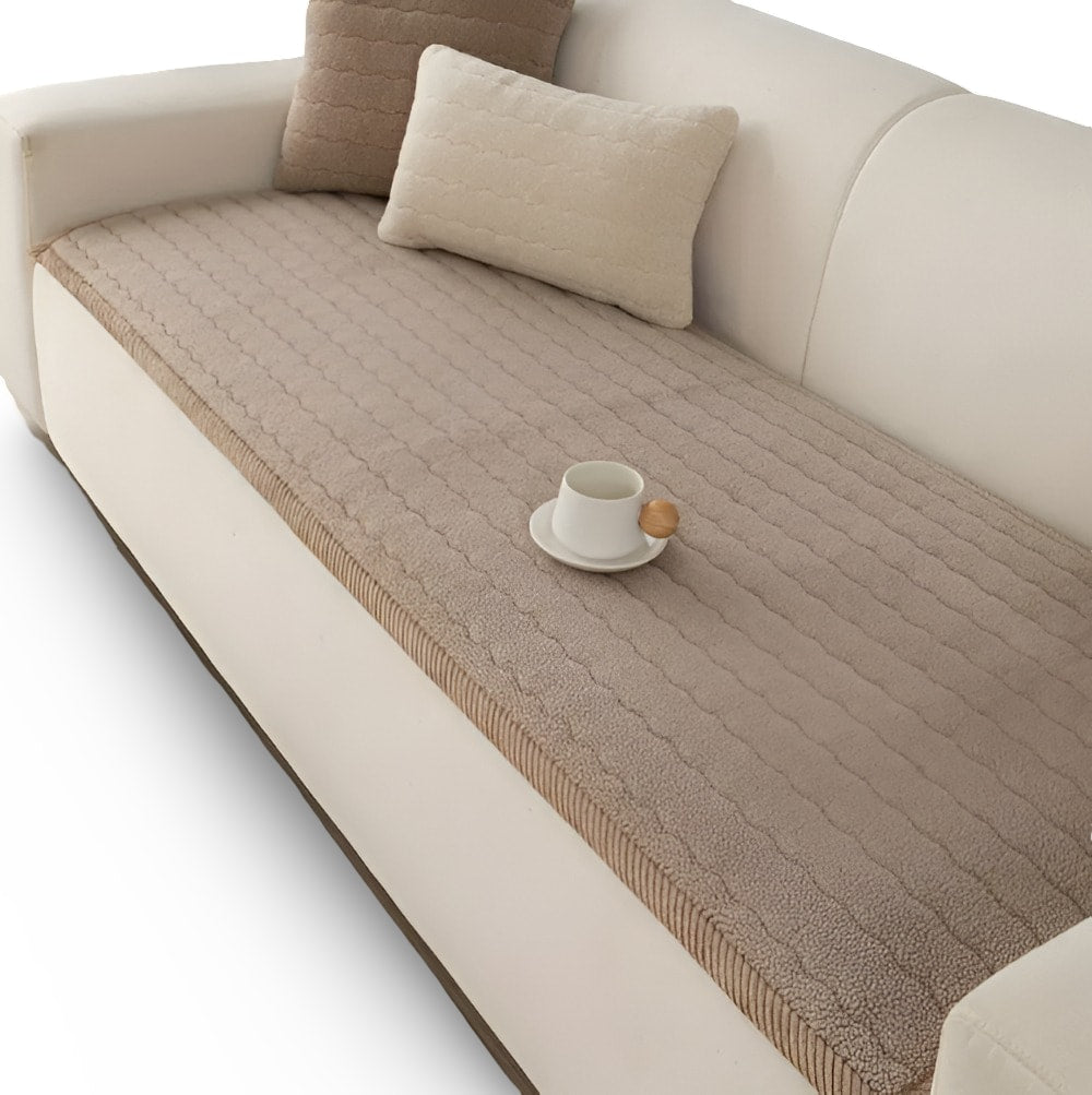 Quilted Pet Sofa Cover with Non Slip Backing for Dogs and Cats