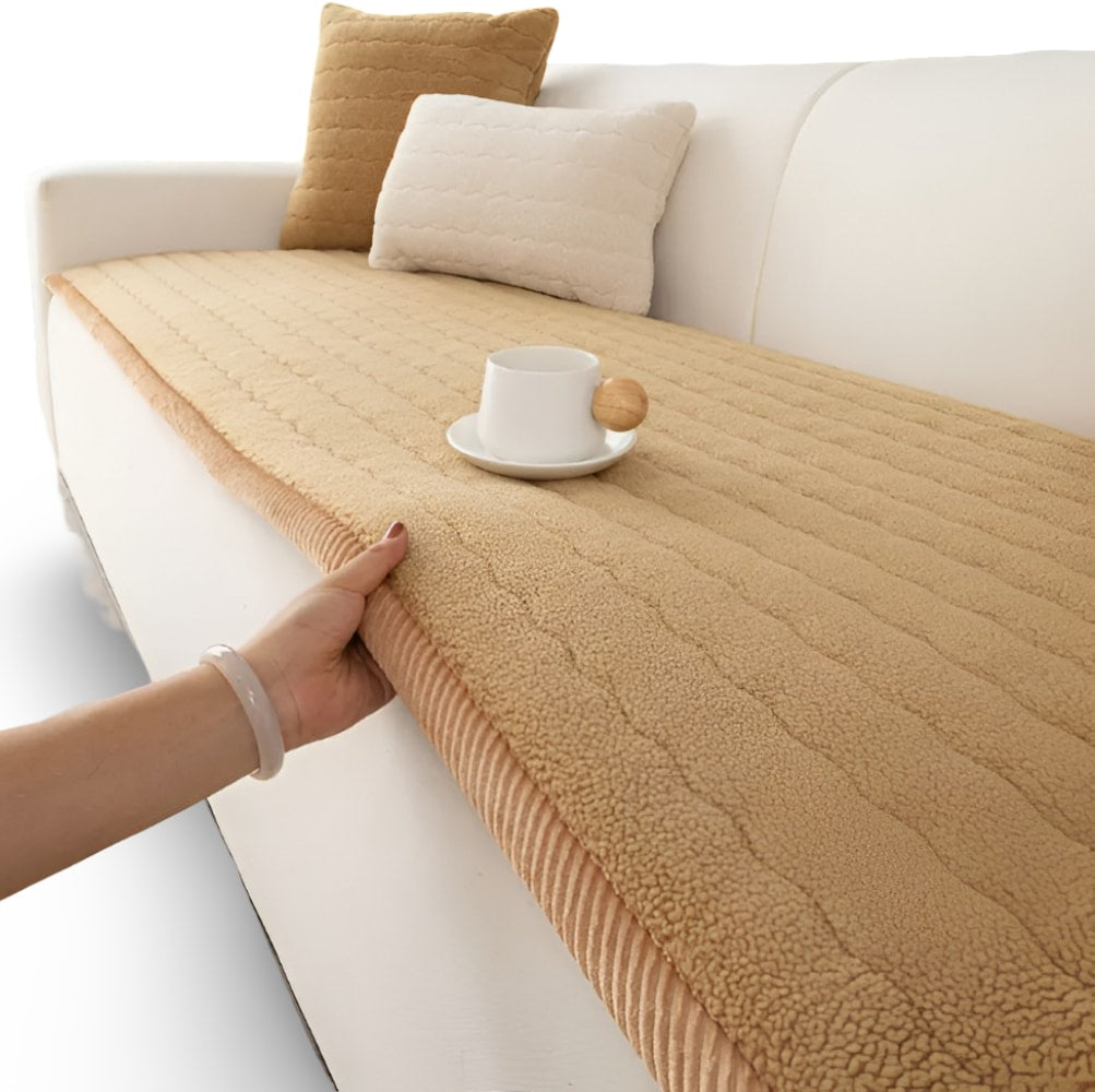 Quilted Pet Sofa Cover with Non Slip Backing for Dogs and Cats