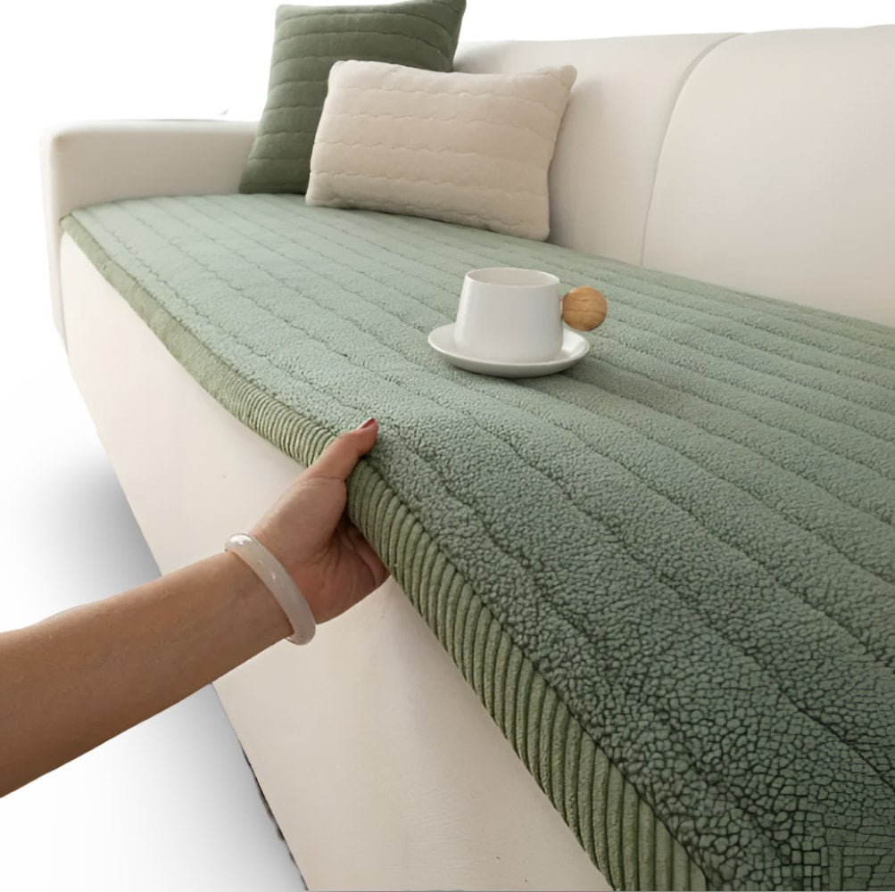 Quilted Pet Sofa Cover with Non Slip Backing for Dogs and Cats