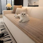 Quilted Pet Sofa Cover with Non Slip Backing for Dogs and Cats