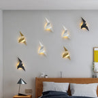 Origami Style LED Light Wall Sconce for Modern Interiors