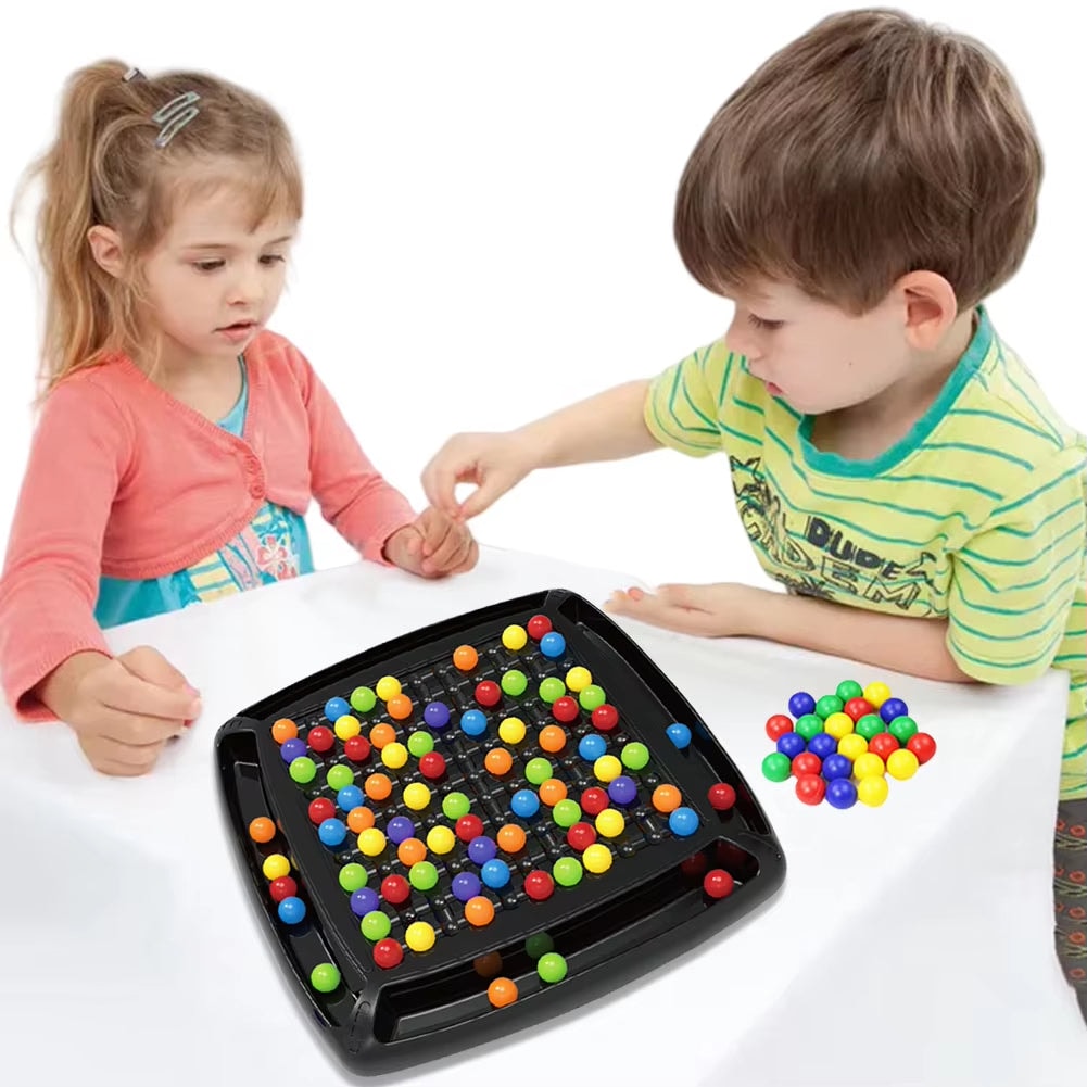 Rainbow Ball Matching Strategy Board Game for Kids and Family
