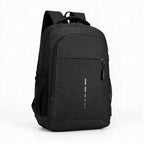 Waterproof Laptop Backpack with USB Charging Port Lightweight Men's Travel Backpack with Padded Laptop Compartment and Side Bottle Pockets