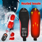 Rechargeable Heated Insoles with Remote Control for Winter Boots