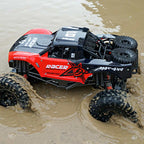 Amphibious Remote Control Monster Truck All Terrain Waterproof Four Wheel Drive RC Car Rechargeable Off-Road Toy Truck for Kids