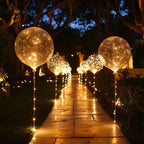 Reusable LED Light Up Balloon Set with Warm White String Lights