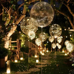 Reusable LED Light Up Balloon Set with Warm White String Lights