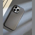 Ribbed Slim Shockproof iPhone Case with Raised Camera and Screen Protection