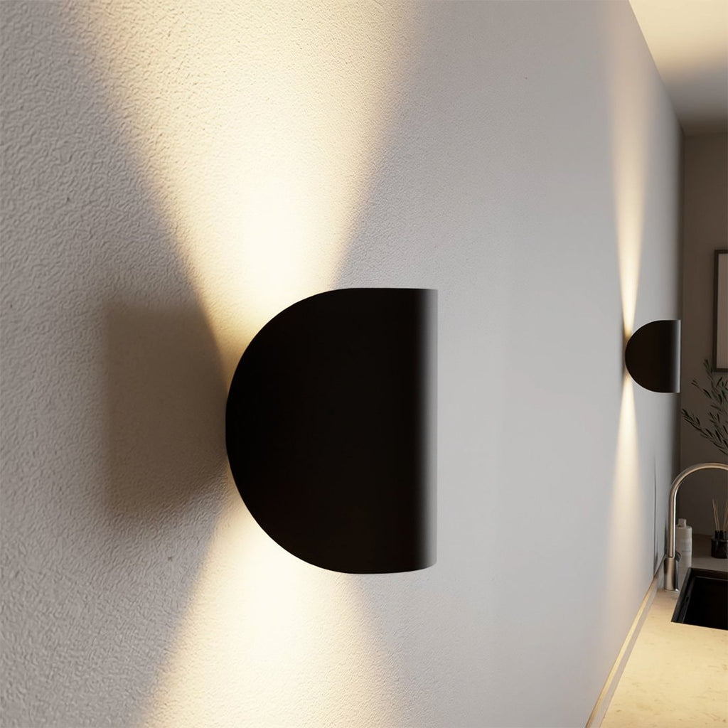 Rotating Waterproof Aluminum LED Wall Sconce Up Down Light for Patio
