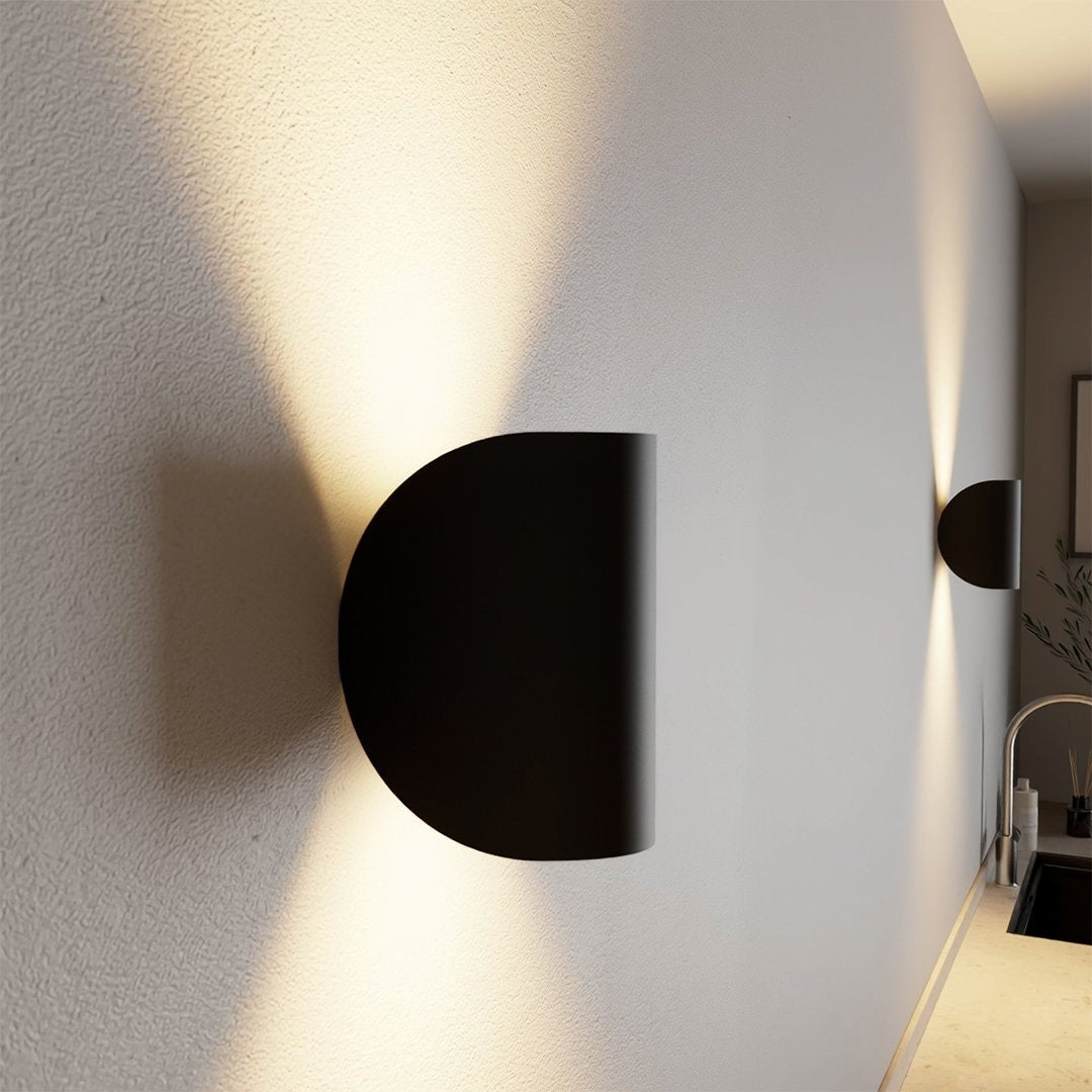Rotating Waterproof Aluminum LED Wall Sconce Up Down Light for Patio