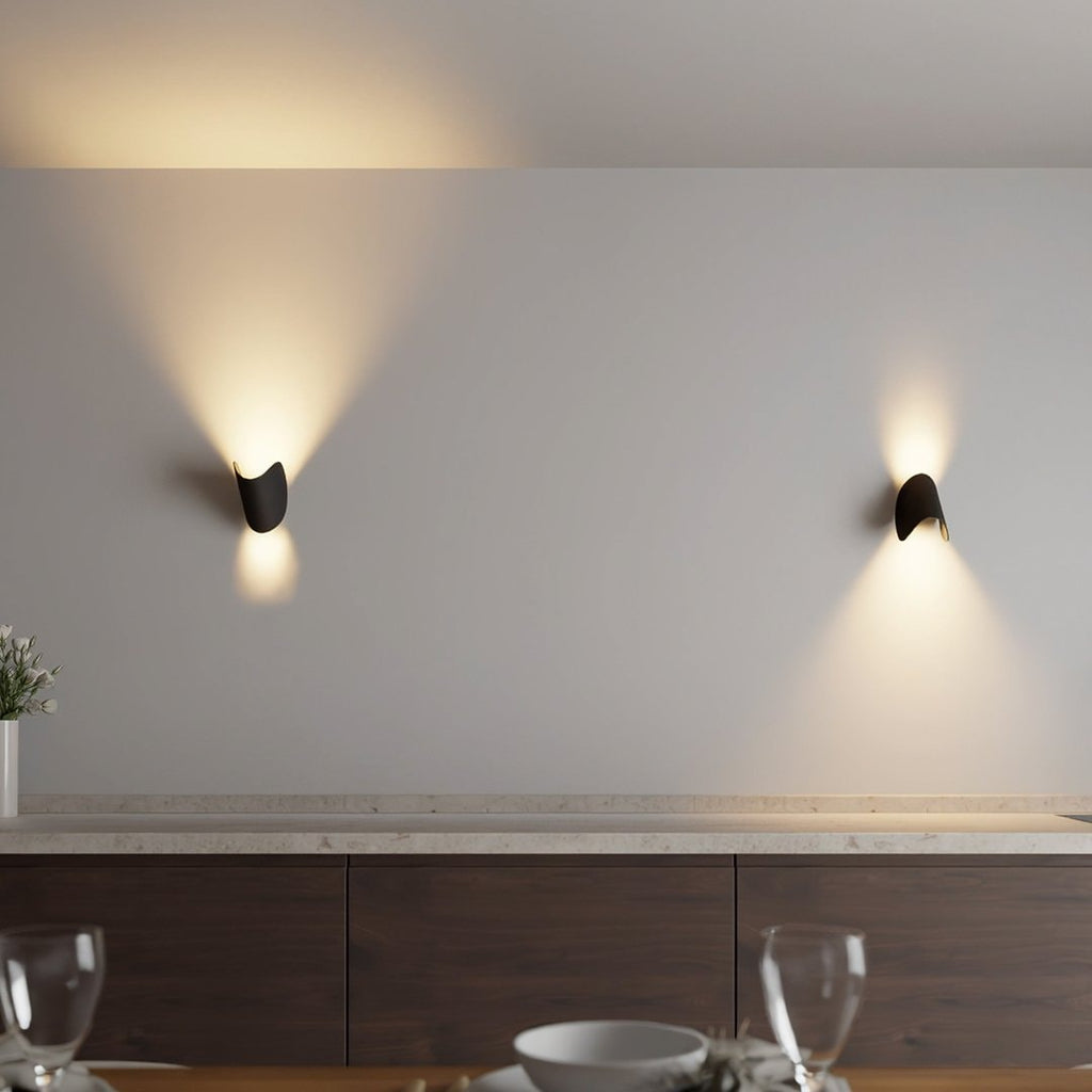 Rotating Waterproof Aluminum LED Wall Sconce Up Down Light for Patio