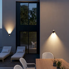 Rotating Waterproof Aluminum LED Wall Sconce Up Down Light for Patio