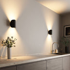 Rotating Waterproof Aluminum LED Wall Sconce Up Down Light for Patio