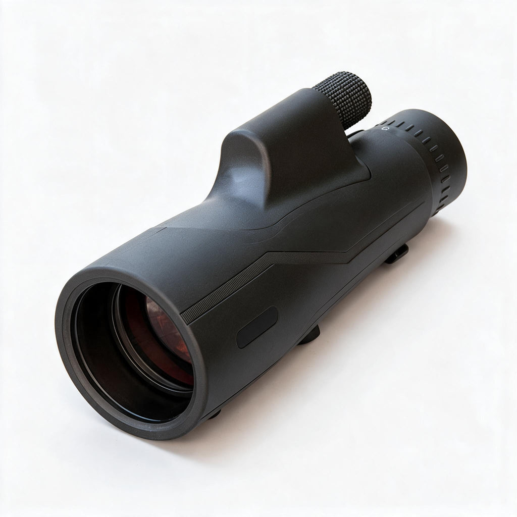 High Power Monocular Telescope with Tripod and Smartphone Holder HD BAK4 Prism Compact Monocular with Compass for Hiking Bird Watching and Travel
